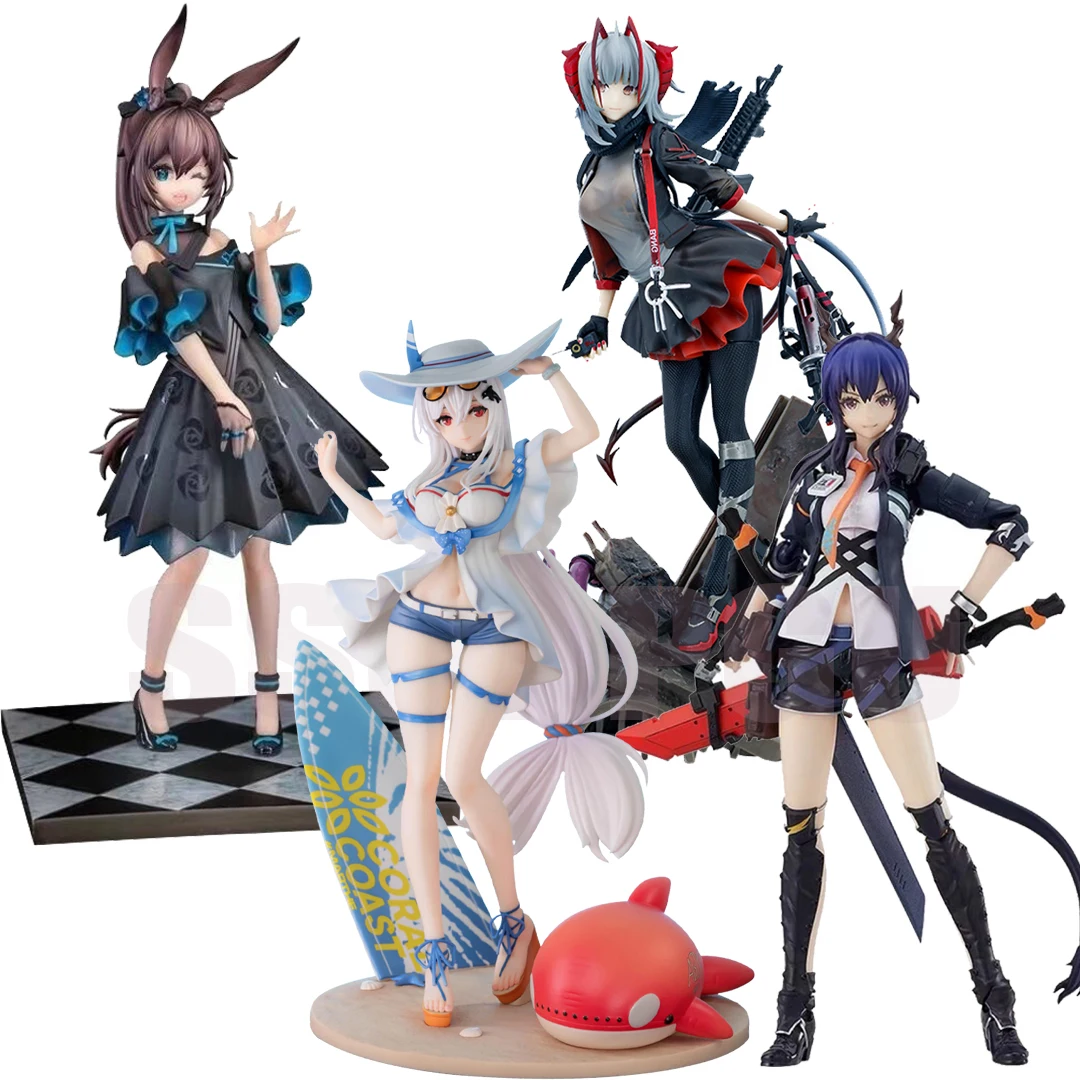 

Arknights W Anime Game Figure Arknights Ch'en PVC Action Figure Toy Arknights Amiya Rabbit Ears Figurine Collection Model Doll