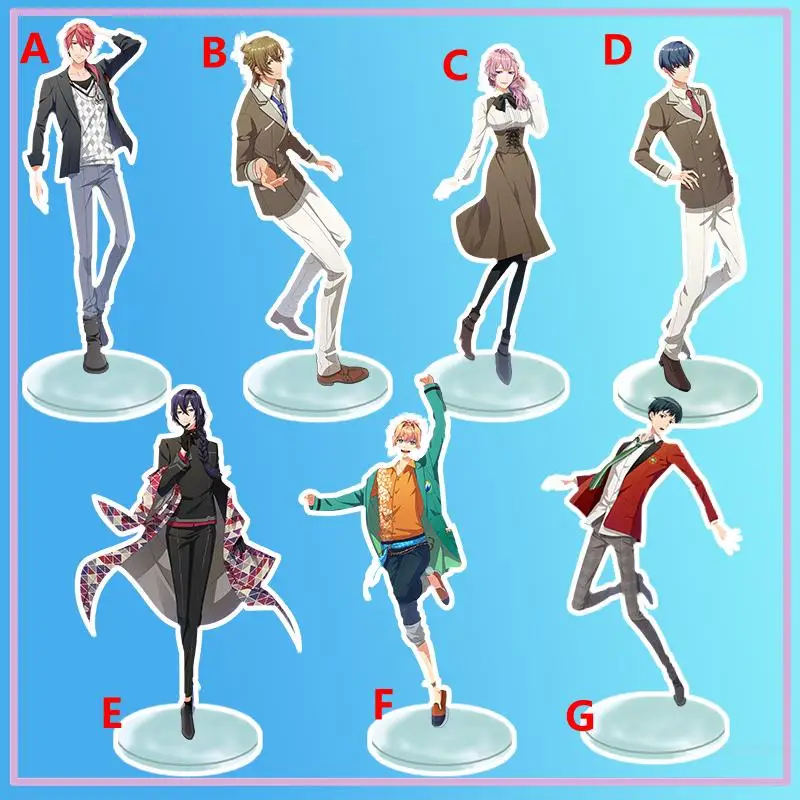 

Anime Stand La Corda D'oro Blue Sky Myoga Shiori Tsukimori Ren Acrylic Figure Display desktop decoration 15cm