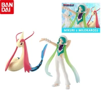 bandai pokemon scale world hoenn region wallace milotic set anime figure action figura toys model for kid gifts