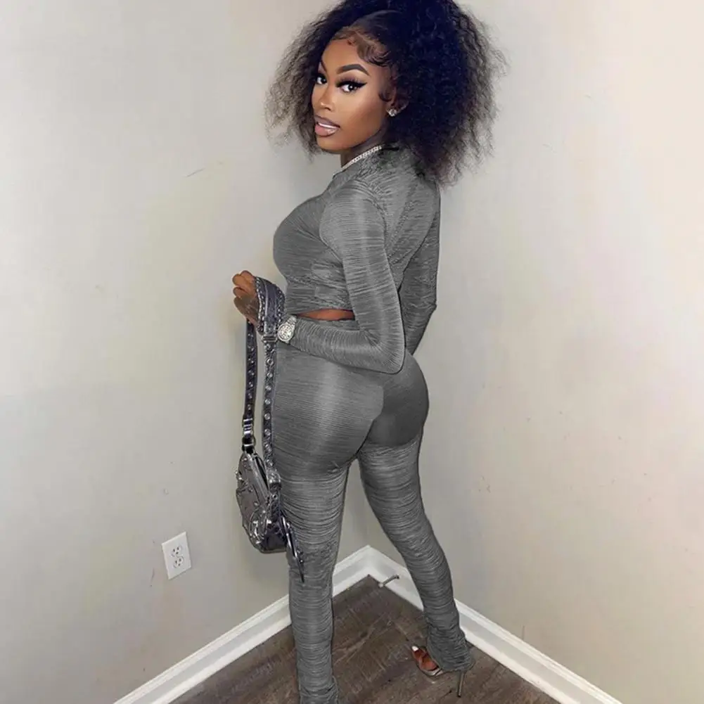 

Мягкий осенний Базовый костюм, пуловер с эластичной талией, теплый зимний женский комплект рубашки, однотонные комплекты нижнего белья для ...