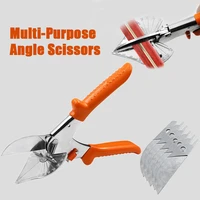 multi purpose 45 degree 90 degree edge angle scissorsmultifunction angle scissorswire slot cutter option replacement blades