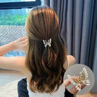 hair accessories high ponytail catch clip small butterfly hair claws hair clip hairgrips hairpins