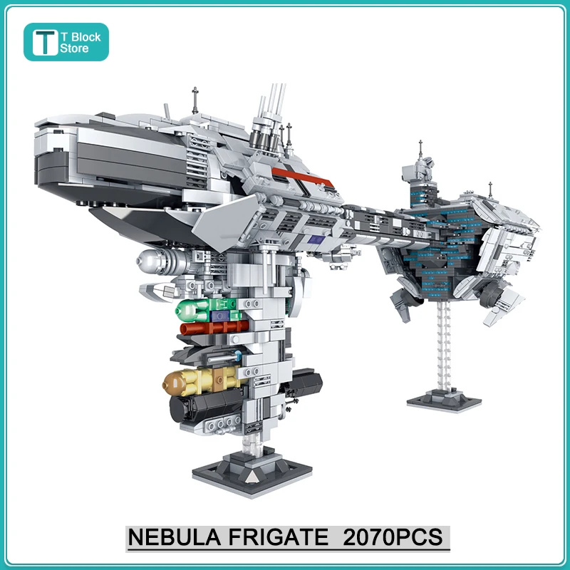 

MOC-57273 Nebula Medical Corvette Frigate Building Blocks Compatible with Lego Movie Series Kit Models Bricks Children Toys Gift