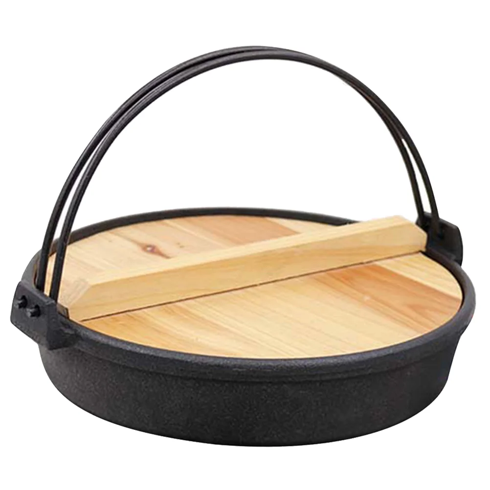 

Pot Japanese Hot Soup Temperature High Kettle Iron Cast Style Cooking Boiler Sticky Non Cookware Pan Saucepan Kitchen Sukiyaki