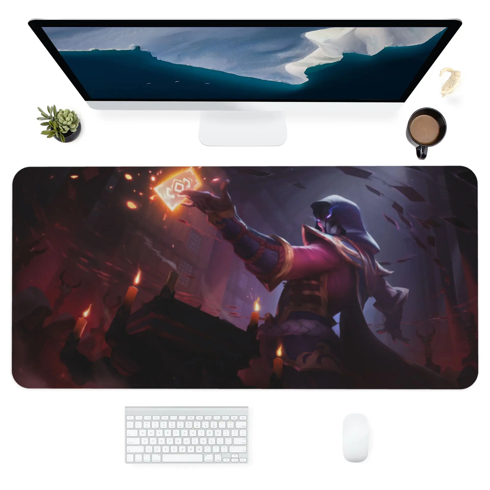 

Free Shipping LOL Gaming HD Thickened Mouse Pad LOL Gaming Anime Cartoon Animal Personality Oversized Gaming Keyboard Table Mat
