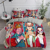 peking opera duvet cover set chinese traditional opera culture combined with the theme of modern art duvet cover