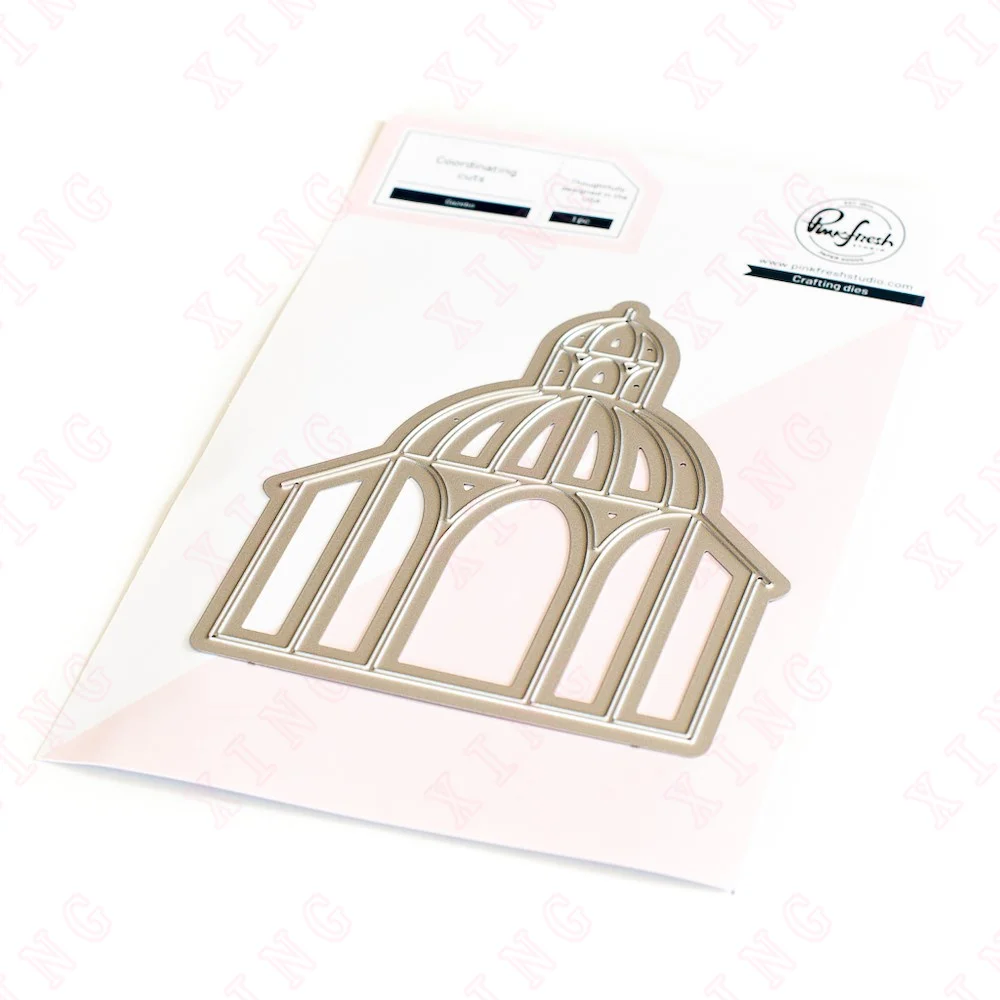 

Newest Metal Cutting Dies Scrapbook Diary Decoration Embossing Template Diy Gazebo Die Handmade Craft Blade Punch Reusable Molds