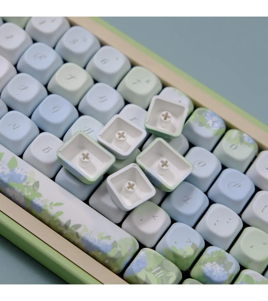 Колпачки для механической клавиатуры с сублимационной печатью Wooting Summer Keycap PBTXOA (размеры) (art.: 3920db3ec43dc) - 3920db3ec43dc