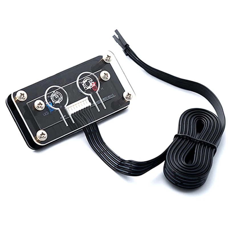 

1PC Desktop Computer Switch External Power Switch Power Button+Restart Button PC Case Power Supply Button