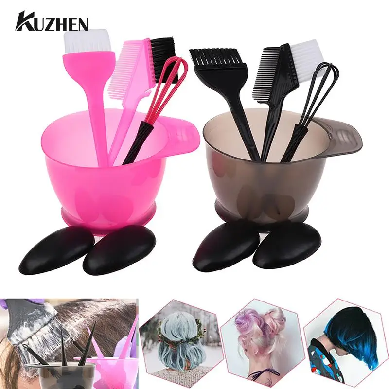 Ing Accessories Hair Color Dye Bowl Comb Brushes Tool Kit Set Tint Hair Care Beauty Tool Set