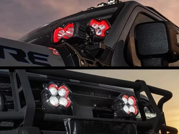 Светодиодные фары для бездорожья 4x4 серии Halo SE Edition, крепление на A-стойку или крышу, для Ford Bronco, Jeep Wrangler JK JL, Tank 300, Tank 400 (art.: 3920dbed4fd50) - 3920dbed4fd50