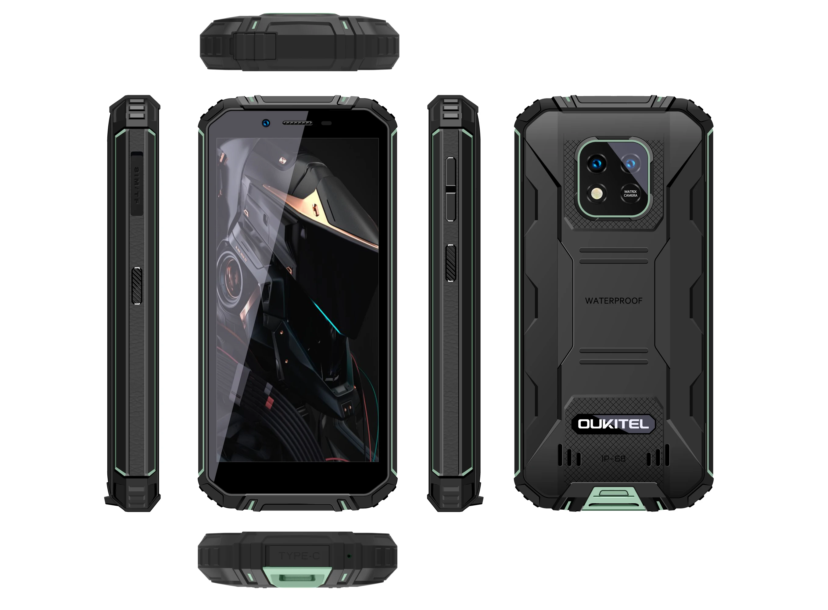 

[world premiere] Oukitel WP18 Rugged Smartphone 4G+32G 5.93" 12500mAh Android 11 Mobile Phone HelioA22 13MP Quad Core Cell Phone
