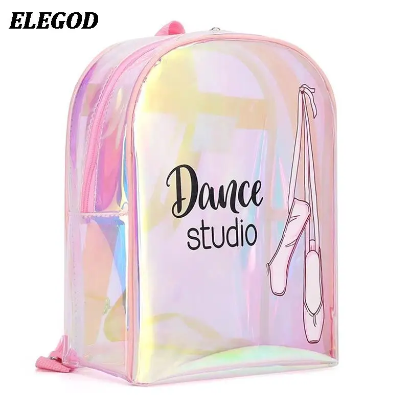 

Girls Laser Dance Bag Kids Ballet Latin Yoga Sequins Backpack Daypack Toddler Gym Sport Dancing Storage Handbag Shiny Schoolbag