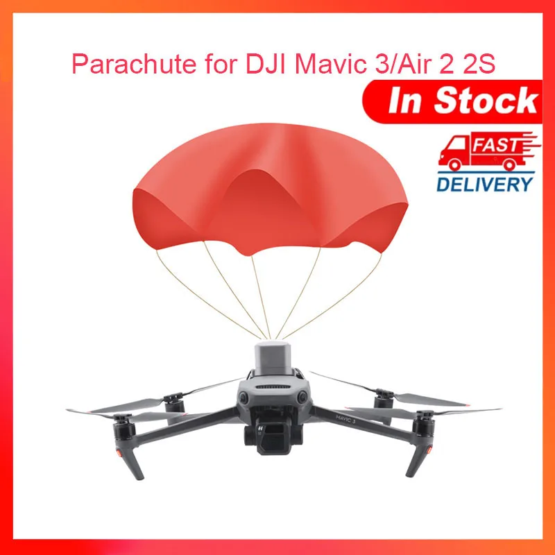 Manti 3 многоразовый парашют для DJI Mavic Air 2 2S Mavic 3 Улучшение безопасности для радиоуправляемой камеры Дрон Квадрокоптер медленная скорость падения