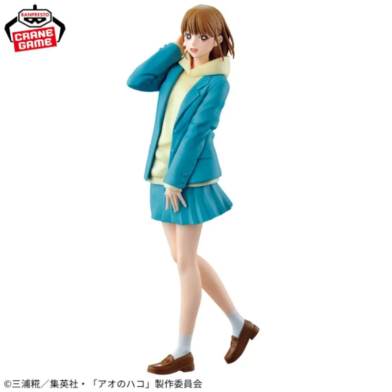 Bandai Original Banpresto Blue Box Ao no Hako Kano Chinatsu Chouno Hina Seifuku ПВХ Фигурка Модель Коллекционная