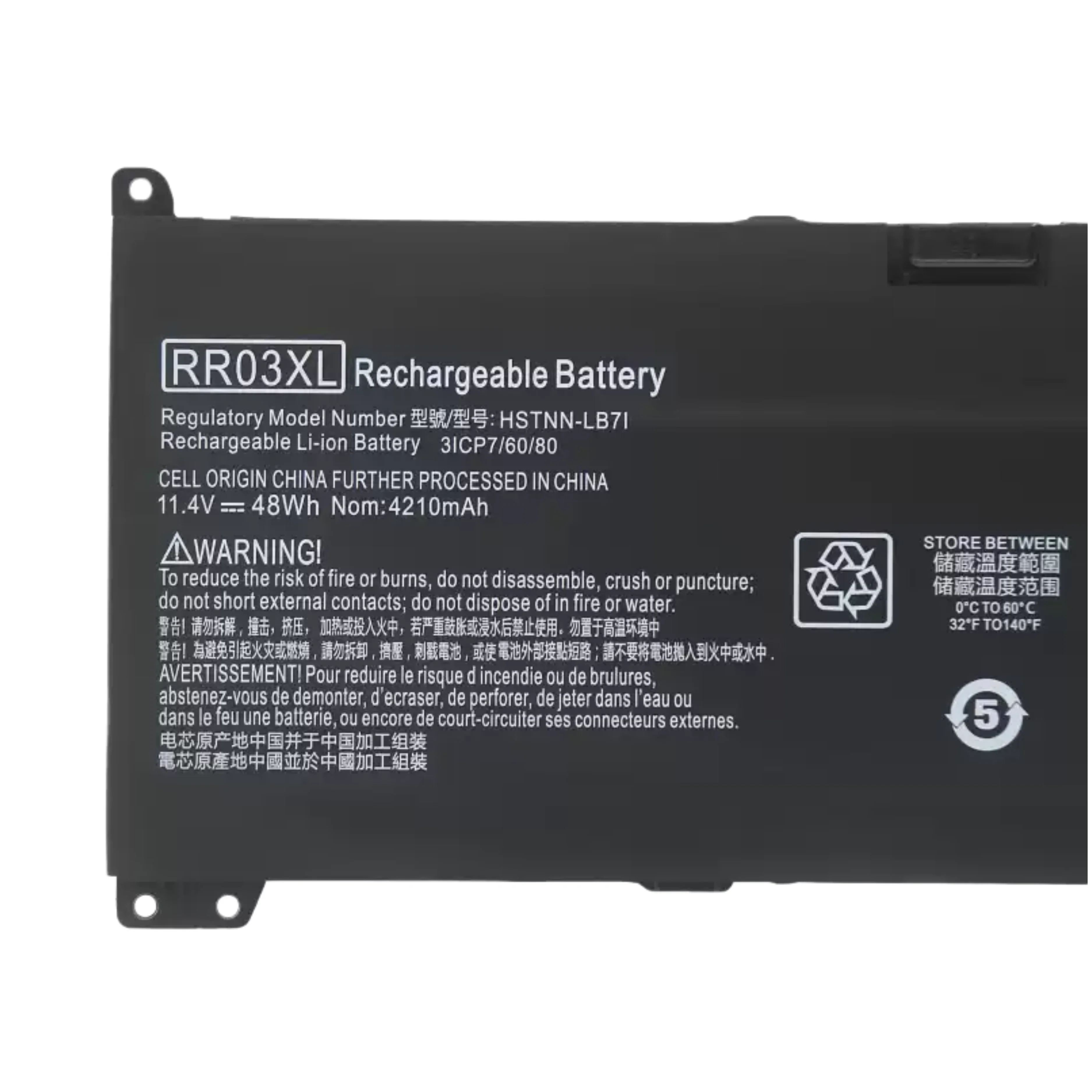 Фото Для RR03XL ProBook 430 440 450 455 470 G4 G5 HSTNN-LB7I 851477-421 №3