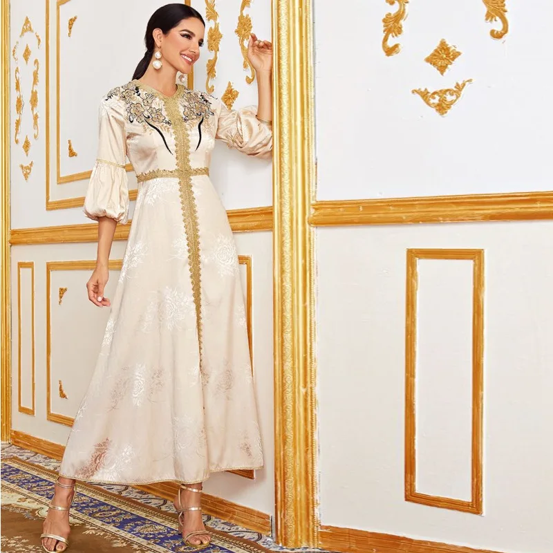 

Женское платье с принтом листьев лотоса, весна-лето 2023