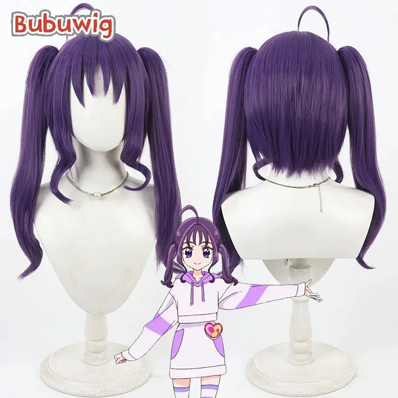 CySynthetic Hair Shigure Kokoro Косплей Парики Futari wa Pretty Cure Cure Kyun-Kyun 50 см Фиолетовый парик с хвостиком Термостойкий (art.: 3920d1571bd45) - 3920d1571bd45