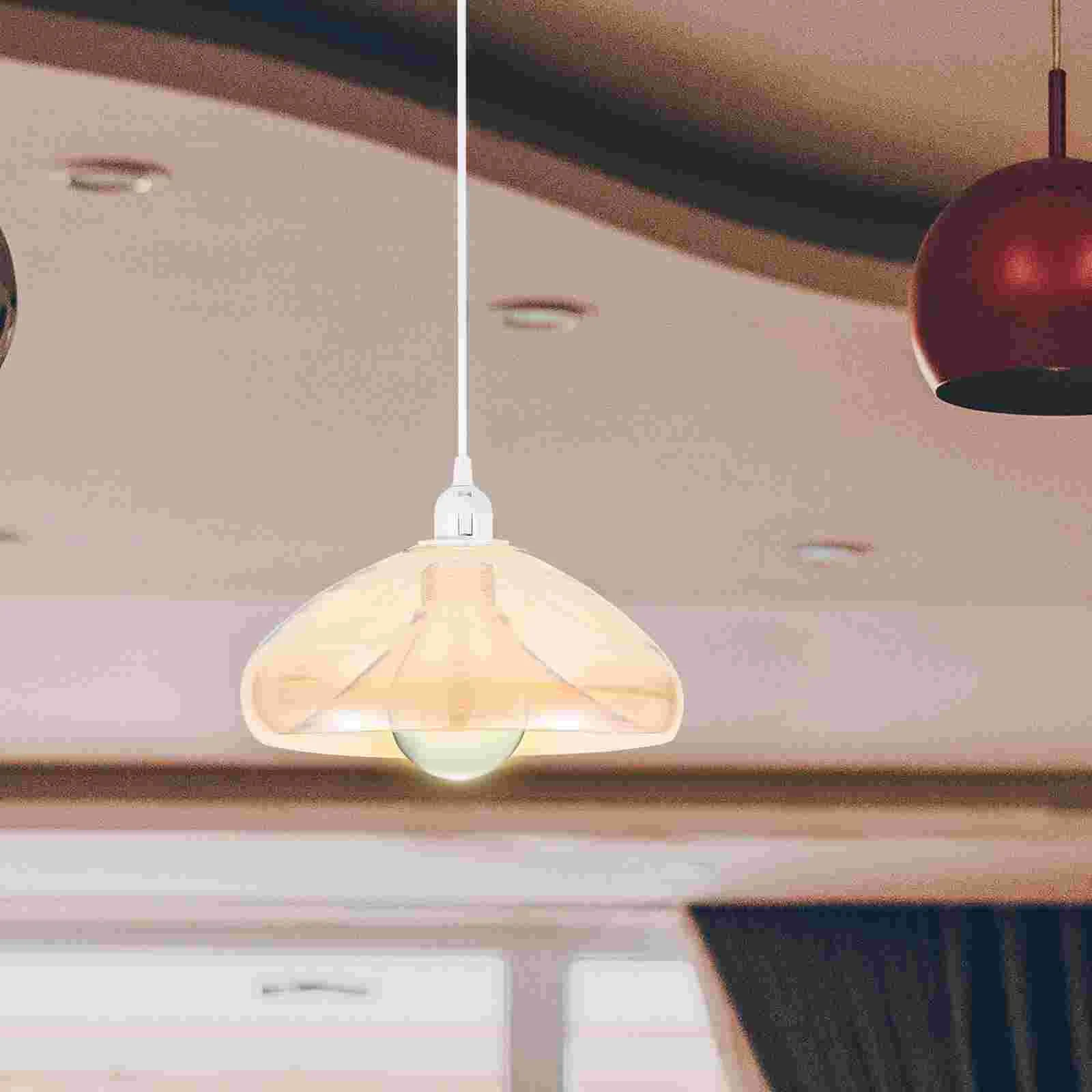 

Glass Lampshade Pendant Light G9 Shades Cover Decorative Ceiling Lampshades Chandelier