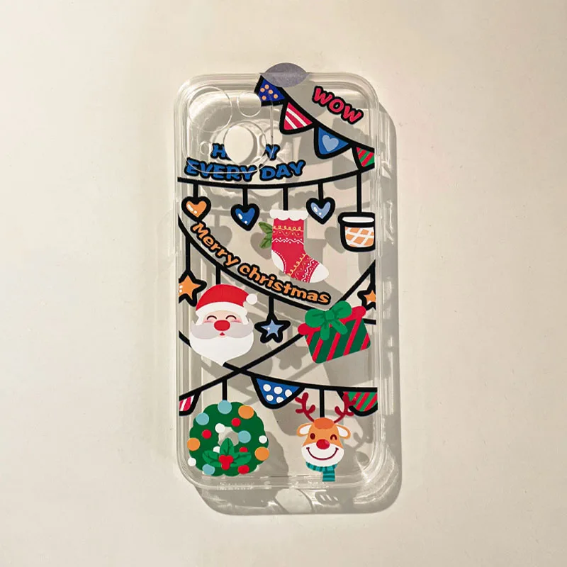 Christmas Tree Graphic Case For Xiaomi Redmi Note 13 12 11 Pro Plus 4G 5G 12S 11S 10 10S 9 9S 8 13C 12C 10C Silicone Back Cover