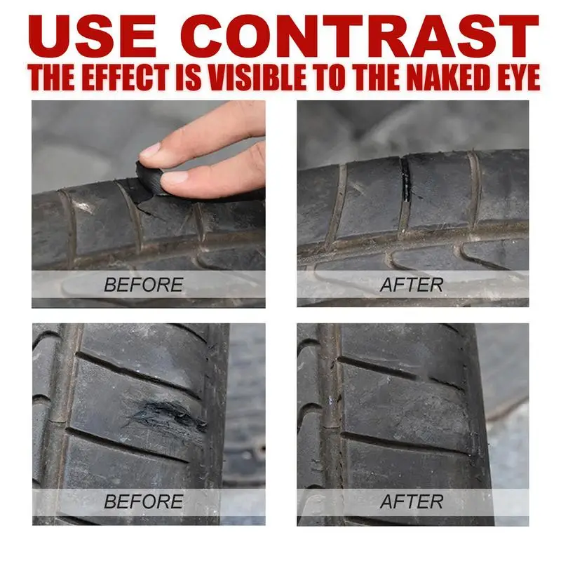 Пластырь для шин клей быстрой фиксации ремонта герметик боковых стен автомобиля