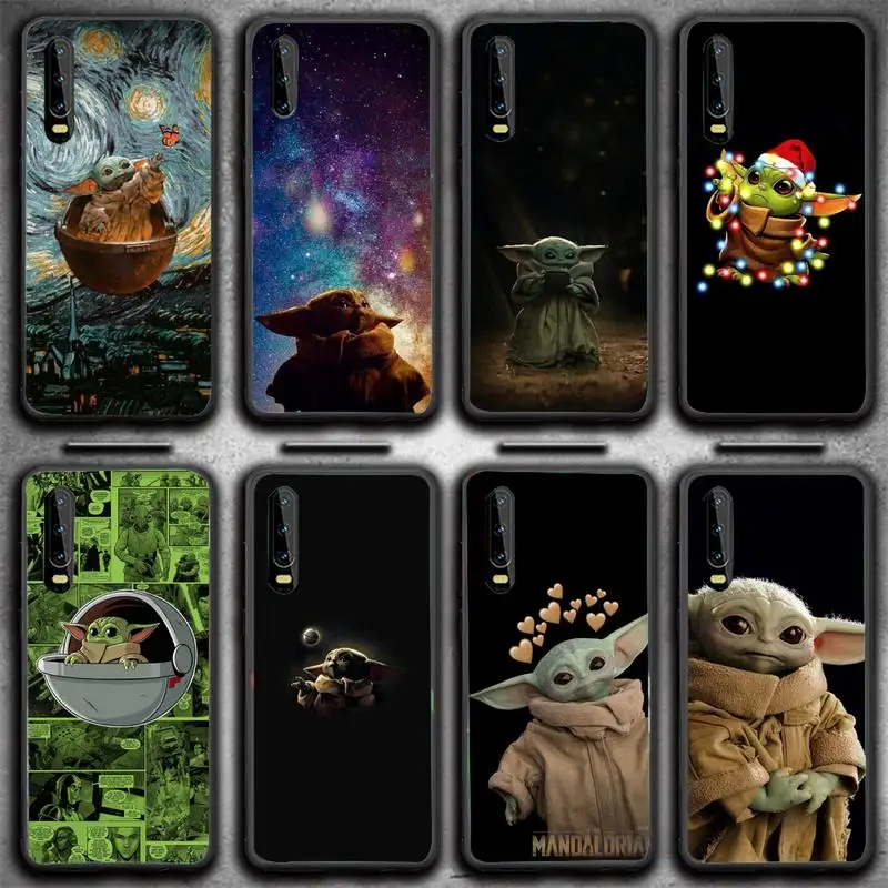 

Cute Baby Yoda Phone Case For Huawei G7 G8 P7 P8 P9 P10 P20 P30 Lite Mini Pro P Smart Plus Cove Fundas