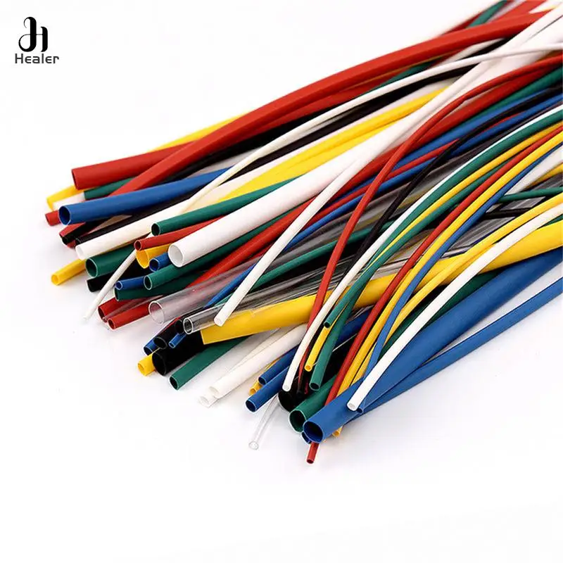 Огнестойкие, прочные, 7 цветов, соотношение цветов 2:1, полиолефиновые термоусадочные трубки, Наборы Трубок 5 размеров, 70 шт.