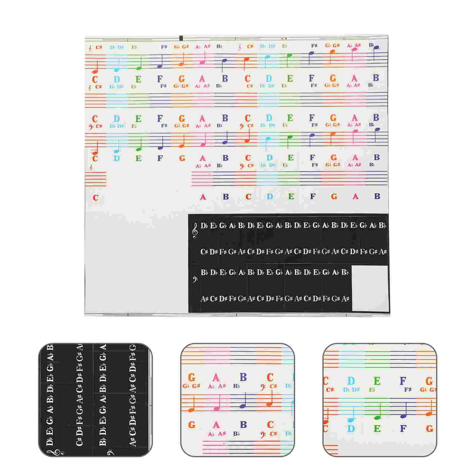 

Piano Stickers Keyboard Note Sticker Chart Letter Decal Label Learning Decalsnotes Beginner Guide Instrumentelectronic Removable