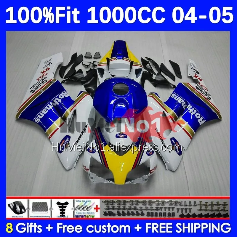 

OEM Injection For HONDA Blue blk CBR 1000RR 1000CC CBR1000 RR 04-05 49No.14 CBR 1000 CC RR 2004 2005 CBR1000RR 04 05 Fairing