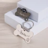 Personalized Pet  Dog Tags Shiny Steel Free Engraving Kitten Puppy Anti-lost Collars Tag for Dog Cat Nameplate Pet Accessoires 5