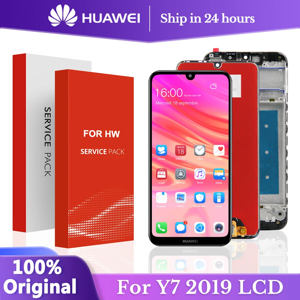 6,26 'оригинальный для Huawei Y7 2019 ЖК-дисплей DUB-LX3 DUB-L23 дисплей сенсорный экран дигитайзер в сборе для huawei y7 2019 LCD