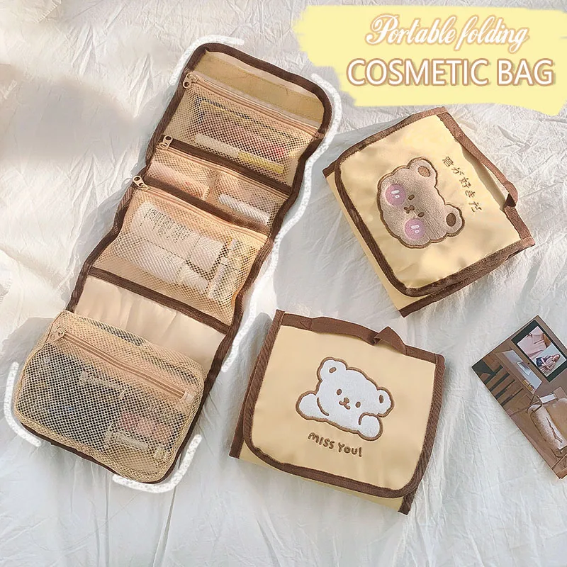 

Makeup Cosmetic Bag Large Capacity Waterproof Cute Travel Organizer Accessories Large Capacity Waterproof Cute EIG88