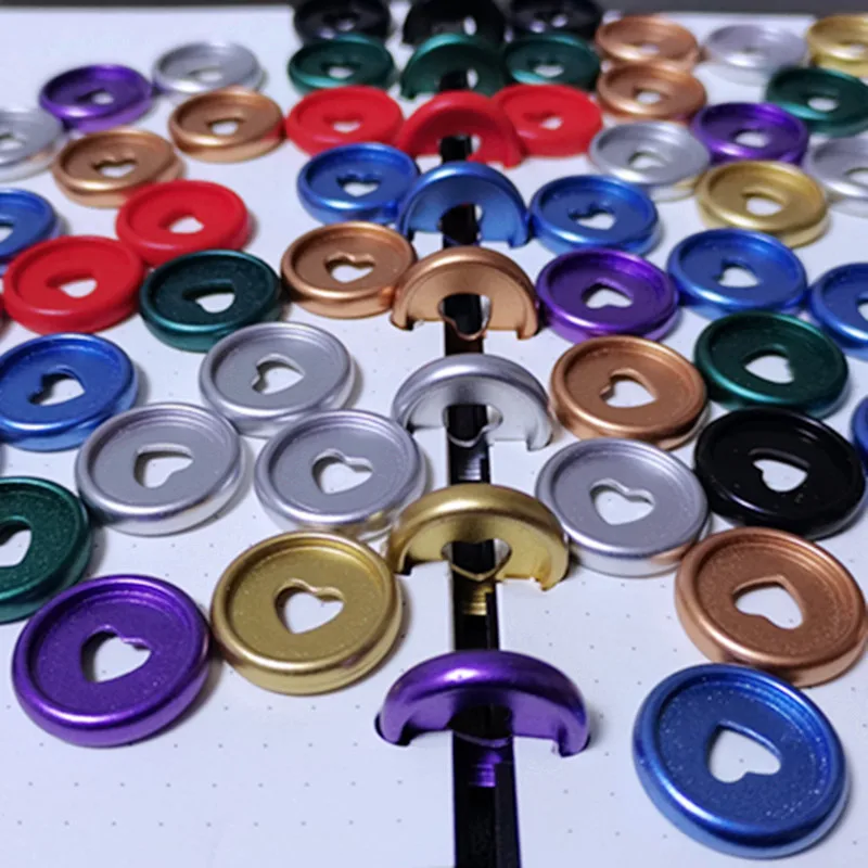 

Матовые пластиковые кнопки для переплета, 20 шт., 23 мм, кнопки для самостоятельной сборки, с отрывными листами, вращающиеся на 360 градусов, с отверстием в виде гриба, матовые