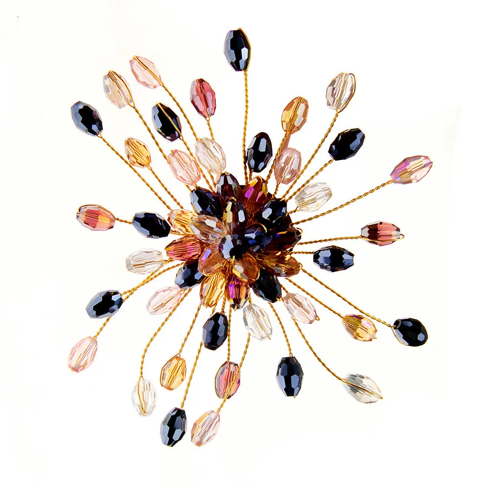 

CINDY XIANG, Новое поступление, ручной хрустальный шарик, цветок, броши для женщин, Модное Новое поступление, элегантные булавки, свадебные украш...