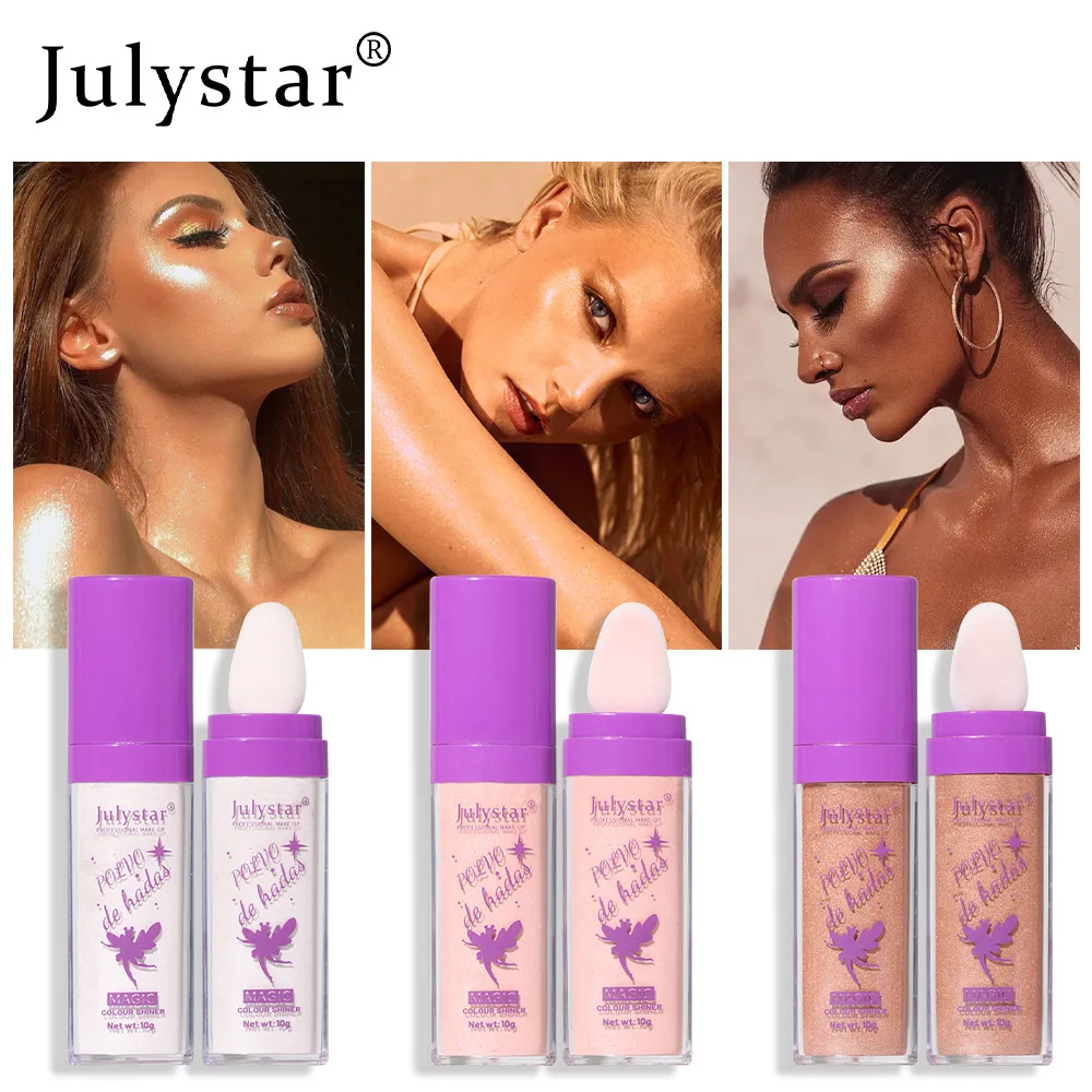 

Fairy Powder Highlighter Make up for Women Glitter Shimmer Highlighter Powder for Face Makeup Lip Hair Body Illuminator Cosmetic