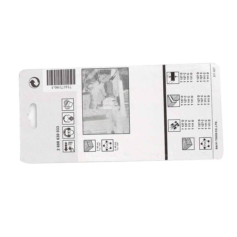 

Durable Practical Jig Saw Blade Accessories Lot Replace Replacement T144D/T244D/T118A/T111C Tools 40 piece High carbon steel