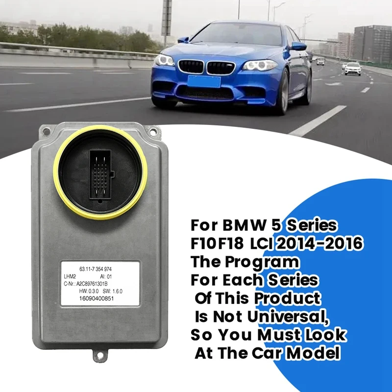 Блок управления лампочкой для BMW 5 Series F10/F18 LCI 354-974 2014