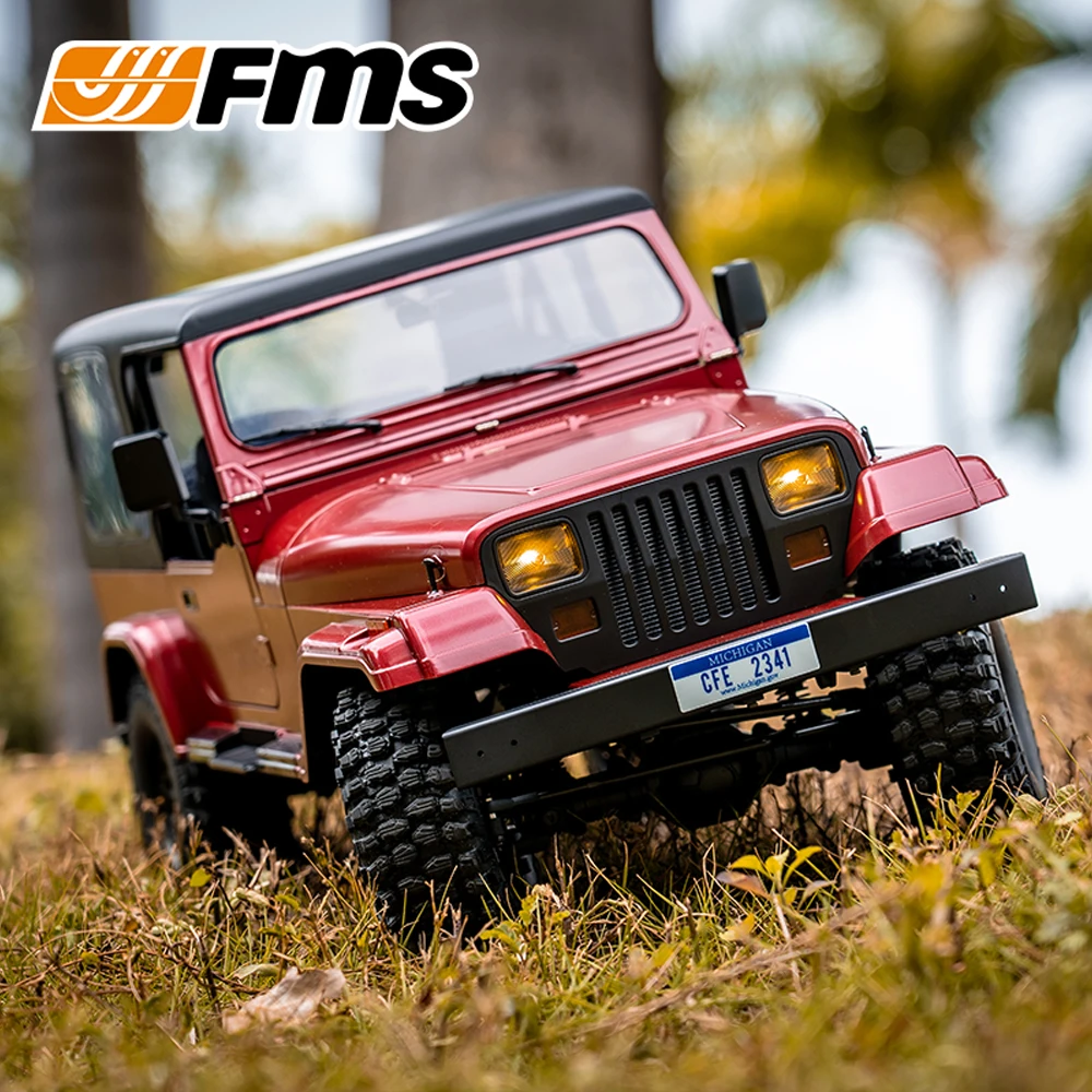 Fms 1:10 Mashigan Rochobby 2,4g 4wd Радиоуправляемый автомобиль, модель автомобиля с дистанционным управлением, внедорожный гусеничный автомобиль, игрушки для взрослых и мальчиков