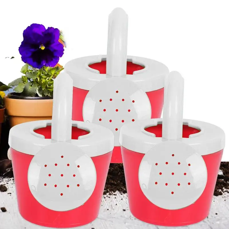 

Colorful Watering Can Bath Toy 3PCS Gardening Watering Pot Water Toy Summer Beach Toy Play Sand Shower Bath Toy For Children