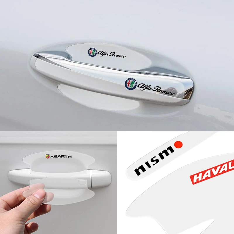 

Car Transparent Sticker Car Door Handle Protection Sticker For Mercedes benz B R G Class GLK GLA C200 E200 C200L S400 Car Goods
