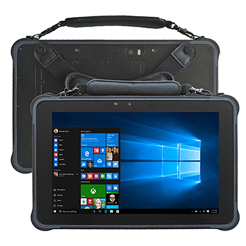 Планшет Rugged с диагональю 10,1 дюйма, Windows 10 Pro, процессор I7-8500Y, оперативная память 16 ГБ, встроенная память 512 ГБ, поддержка 4G LTE, Wi-Fi, GPS, Bluetooth, NFC, с 2D-сканером.