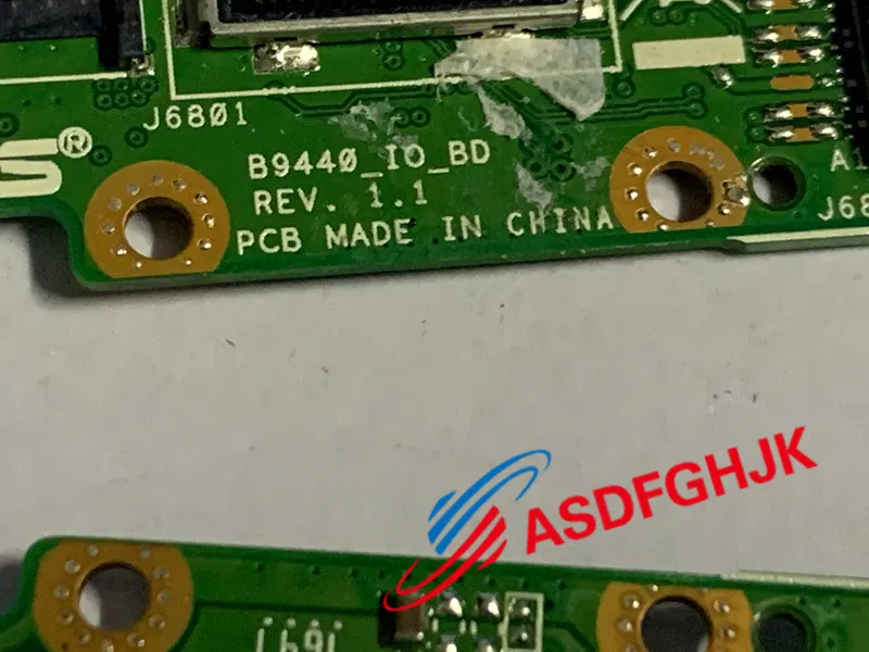 Оригинал для ASUS B9440 B9440U B9440UA B9440F B9440FA USB type-c Jack плата B9440_IO_BD TESED OK