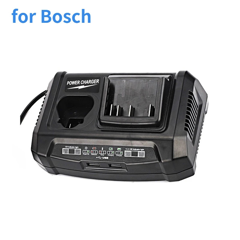

GAX1218V dual port fast charger for Bosch 10.8V-20V power tools BAT609 BAT609G BAT618 BAT618G AL1860CV AL1814CV AL1820CV