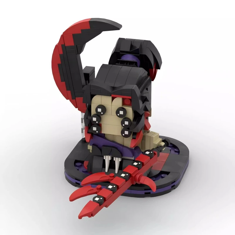 Фото MOC Классическая аниме-фигурка Kill Ghosts Bricksheadz Slayer Demon Blade, мультяшная кукла, строительные блоки, модель, коллекция для взрослых, игрушка в подарок №4