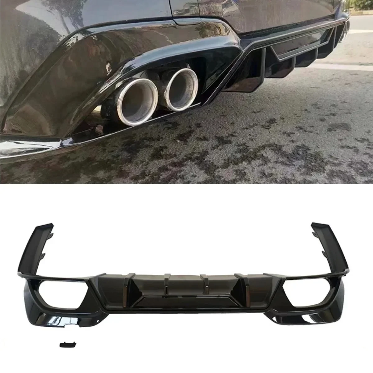 БМВ G20 задний бампер губа из углеродного волокна вид спортивный стиль