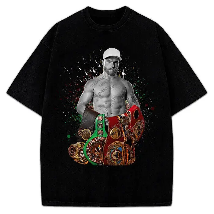 Футболка Canelo Alvarez Undisputed Champ Mexico Goat Saul Boxing Tee