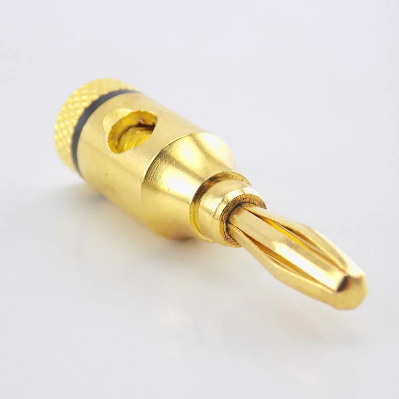 4 шт. мм разъем для аудиодинамика штекер типа банан музыкальный кабель проводной