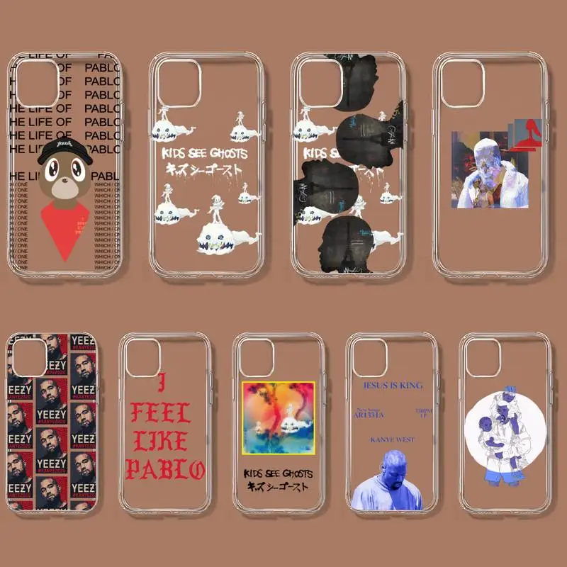 Kanye West Phone Case For Samsung GalaxyS20 S21 S30 FE Lite Plus A21 A51S Note20 Transparent Shell | Mobile Cases &amp Covers