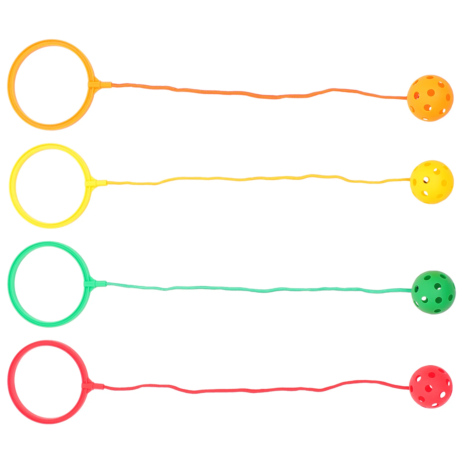 4-х шт. детские игрушки мяч для фитнеса одной ноги скакалка прыгающее кольцо