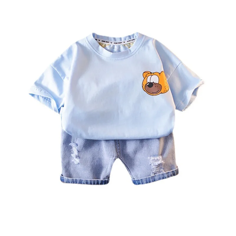 

New Summer Baby Clothes Suit Children Boys Girls Cartoon Casual T-Shirt Shorts 2Pcs/Sets Toddler Sports Costume Kids Sportswear